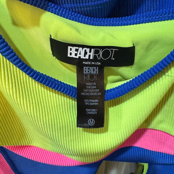 Beach Riot Neon Blue and Pink Activewear Set - Picture 7 of 7